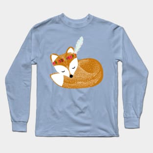 Sleeping Fox Long Sleeve T-Shirt